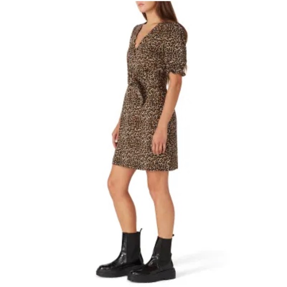 Marissa Webb Collective Brown Leopard Dress🧡🖤🧡 - Picture 3 of 14